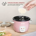 thumbnail image 3 of AROMA® 4-Cups (Cooked) / 1Qt. Rice & Grain Cooker, Pink, 3 of 6