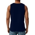 thumbnail image 3 of Men's Sleeveless Linen Tank Top Casual Loose Fit Lightweight Round Neck Soft Breathable Comfortable Basic Undershirt,3XL, 3 of 3