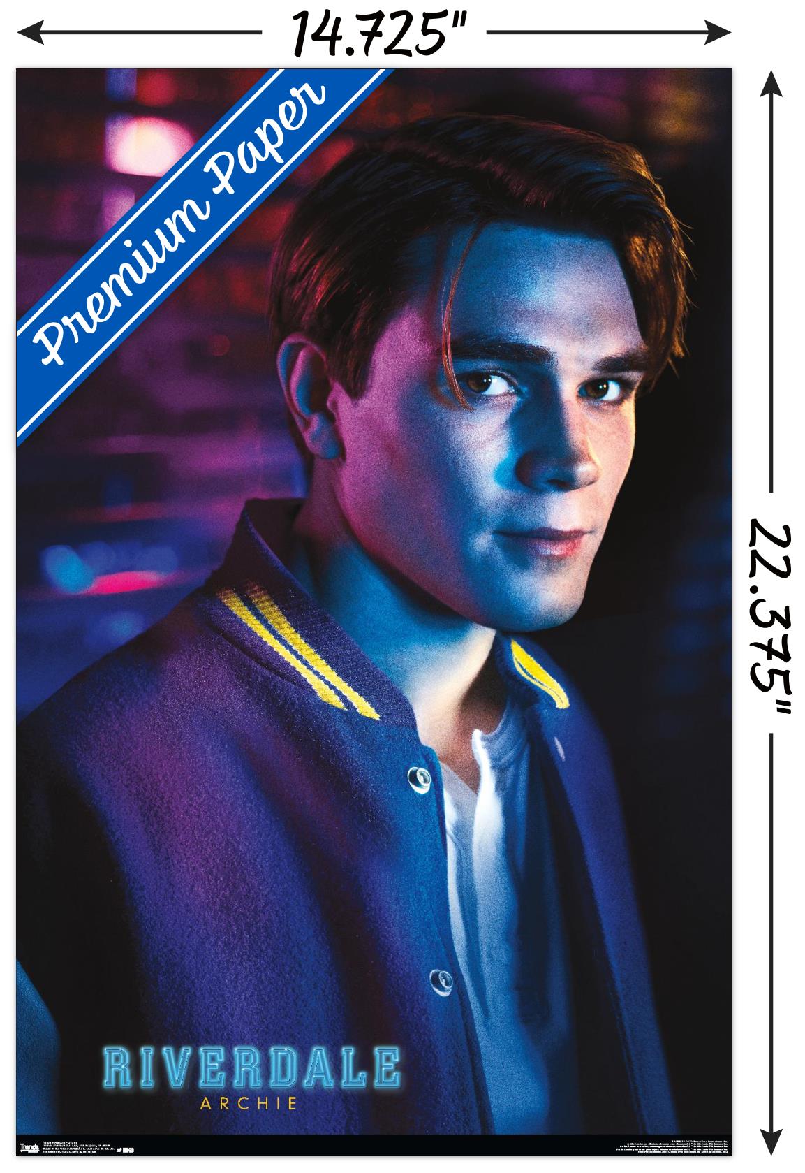 Riverdale - Archie Wall Poster, 14.725" x 22.375"