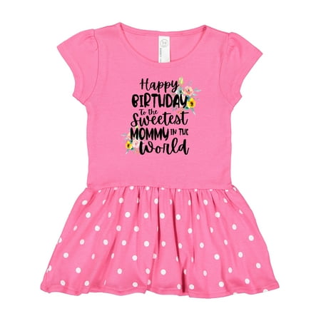 

Inktastic Happy Birthday to the Sweetest Mommy in the World Gift Baby Girl Dress