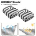 thumbnail image 5 of Yescom 2 Pack 16 Ft 97% UV Block Triangle Sun Shade Sail Canopy Outdoor Patio Awning, 5 of 12