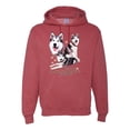 thumbnail image 2 of Wild Bobby, If It's Not an Alaskan Malamute It's Just a Dog Gift, Unisex Graphic Hoodie Sweatshirt, Vintage Heather Red, XX-Large, 2 of 4