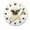 FFclock014, variant on ZXCXRQFa Clocks Cartoon Pug Dog Sitting In Bathtub Silent Wall Clocks for Living Room Kitchen Decor Bathroom Farmhouse Non Ticking Decorative Clock 10-Inch Round Clocks