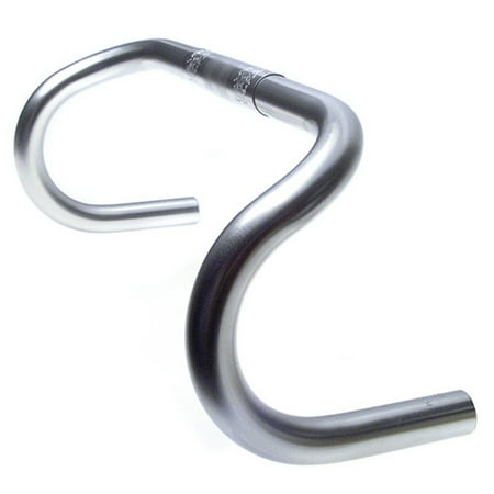 Nitto Track Handlebars - Nitto Mod 176 HT Noodle Track Handlebar // 26.0mm / 46cm // Silver