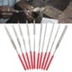 thumbnail image 4 of Juego de 10 limas de metal para tallar madera, 160 mm, para rellenar joyas, para hacer joyas, bricolaje, 4 of 13