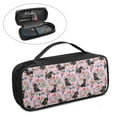 thumbnail image 2 of Jiueut Flower Dachshund Stethoscope Storage Bag Stethoscope Pouch Bag Washable Nurse Stethoscope Case with Zipper Stethoscope Case Kit Supplies for Nursing Student, 2 of 7