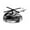 Silver, variant on Pebbuoy Solar Powered Fighter Airplane Car Air Freshener Creative Shape Auto Essential Oil Diffuser Car Ornament