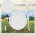 thumbnail image 3 of Ambesonne Horse Place Mats Set of 4, Landscape Rural Scene, Standard Size, Multicolor, 3 of 6