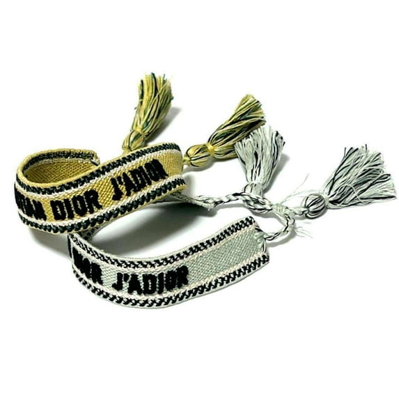 Pre-Owned Christian Dior Dior Women's Bracelet Set, Misanga, Wristband (Good)