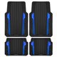 thumbnail image 1 of Tapetes para auto CAR PASS de goma resistente, 4 piezas, impermeables, 1 of 8