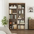 thumbnail image 6 of ALISENED 70 in Tall Bookcase, White Bookshelf Open Storage 5 Tier Shelves, 20.08 in Wide Bookshelves, 6 of 7