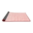 thumbnail image 2 of Ahgly Company Indoor Round Solid Red Modern Area Rugs, 5' Round, 2 of 4