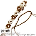 thumbnail image 3 of Correa de Bolso de Flores de Ganchillo Hecha a Mano – Correa de Hombro Larga Tejida Estilo Boho para Bolsos Cruzados, Estilo Floral Bohemio para Mujer, 3 of 7