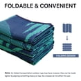 thumbnail image 4 of DEORAB Outdoor Rug 8'x10' Waterproof Reversible Patio Rug Portable Plastic Straw Outside Carprt for Beach Garden RV Camping Porch Deck Backyard, Navyblue & Jadegreen, 4 of 9