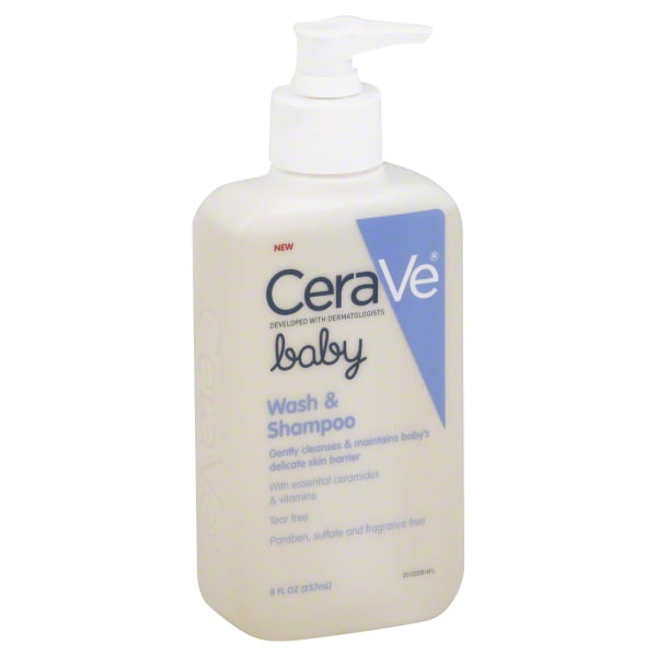 CeraVe Baby Wash and Shampoo, 8 oz