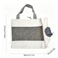 thumbnail image 3 of Pet Tote Carrier Bag with Head Opening, Breathable Mesh Window Cat Dog Travel Bag for Small Pets, Portable Carrying Bag for Outdoor Use, 3 of 6