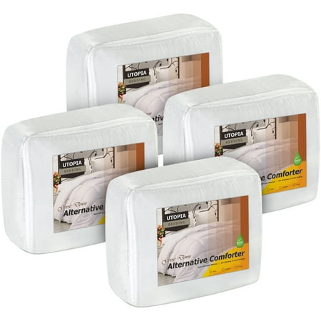 Utopia Bedding Box Stitched Down Alternative Comforter Duvet
