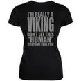 thumbnail image 1 of Costume Viking Humain d'Halloween Juniors T-Shirt Doux, 1 of 1