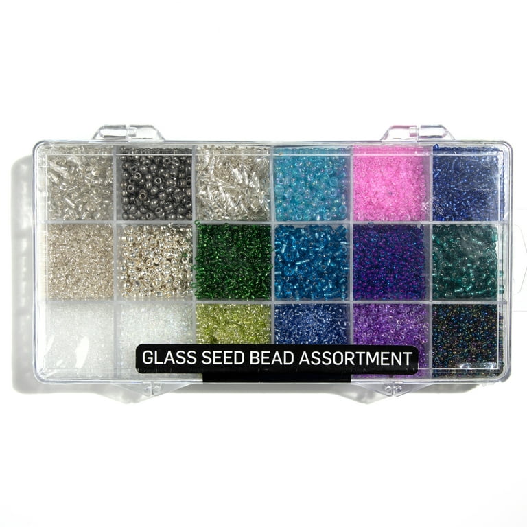 Wholesale Bulk Lot 300g 11/0 2mm Glass Seed Beads Free Ship 20 COLORS in  Jar
