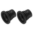 thumbnail image 1 of Tapón de sellado de silicona para manguera de desagüe de lavadora Uxcell de 39 mm negro, paquete de 2, 1 of 5