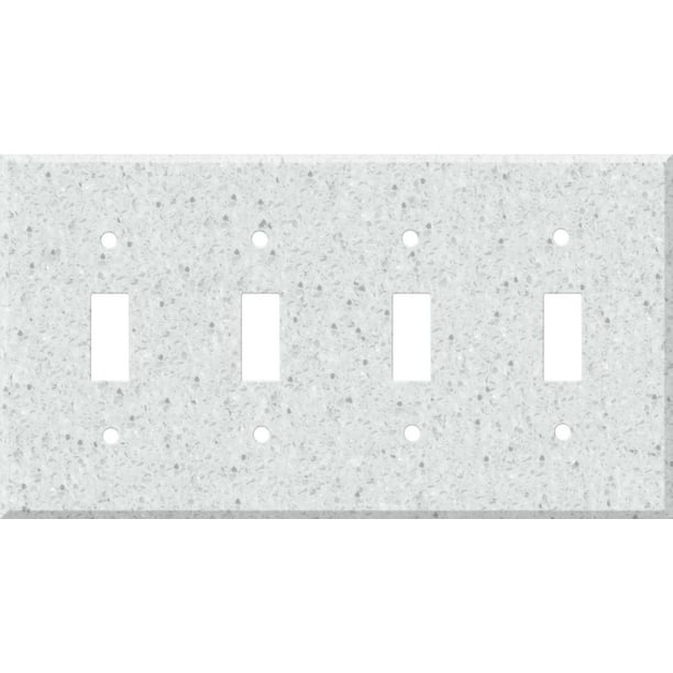 Corian Silver Birch 4 Toggle Light Switch Covers Walmart Com Walmart Com