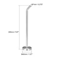thumbnail image 2 of 1Pcs, 7.48" Wall Mounted Hook Robe Hook Single Towel Hanger Stainless Steel, 2 of 5