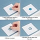 thumbnail image 2 of 500pcs/roll Scratch Off Sticker Round Labels(blue)), 2 of 3