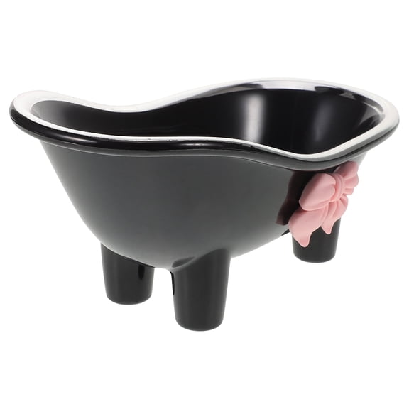 unbranded Portajabón De ABS Negro Para Barra De Jabón Con Fácil Limpieza Y Para Y Cocina
