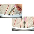 thumbnail image 4 of 2 Pcs Lumière de Roue Pneu Roue Décorative Flash Lampe LED pour Moto Pièces Bricolage Lumière Rose, 4 of 4