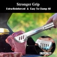 thumbnail image 3 of BBQ Grill Utensil Tools Set Reinforced BBQ Tongs 19-Piece Stainless-Steel Barbecue Grilling Accessories w/Aluminum Storage Case -Complete Outdoor Grill Kit for Dad, Birthday Gift for Man Dad, 3 of 4