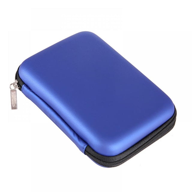 Earphone Earbuds Carrying Case Holder Mini Storage Organizer Box Container Coin Pouch Wallet for MP3 Bluetooth Ear Buds USB Data Line Cables Keys Electronics Protective