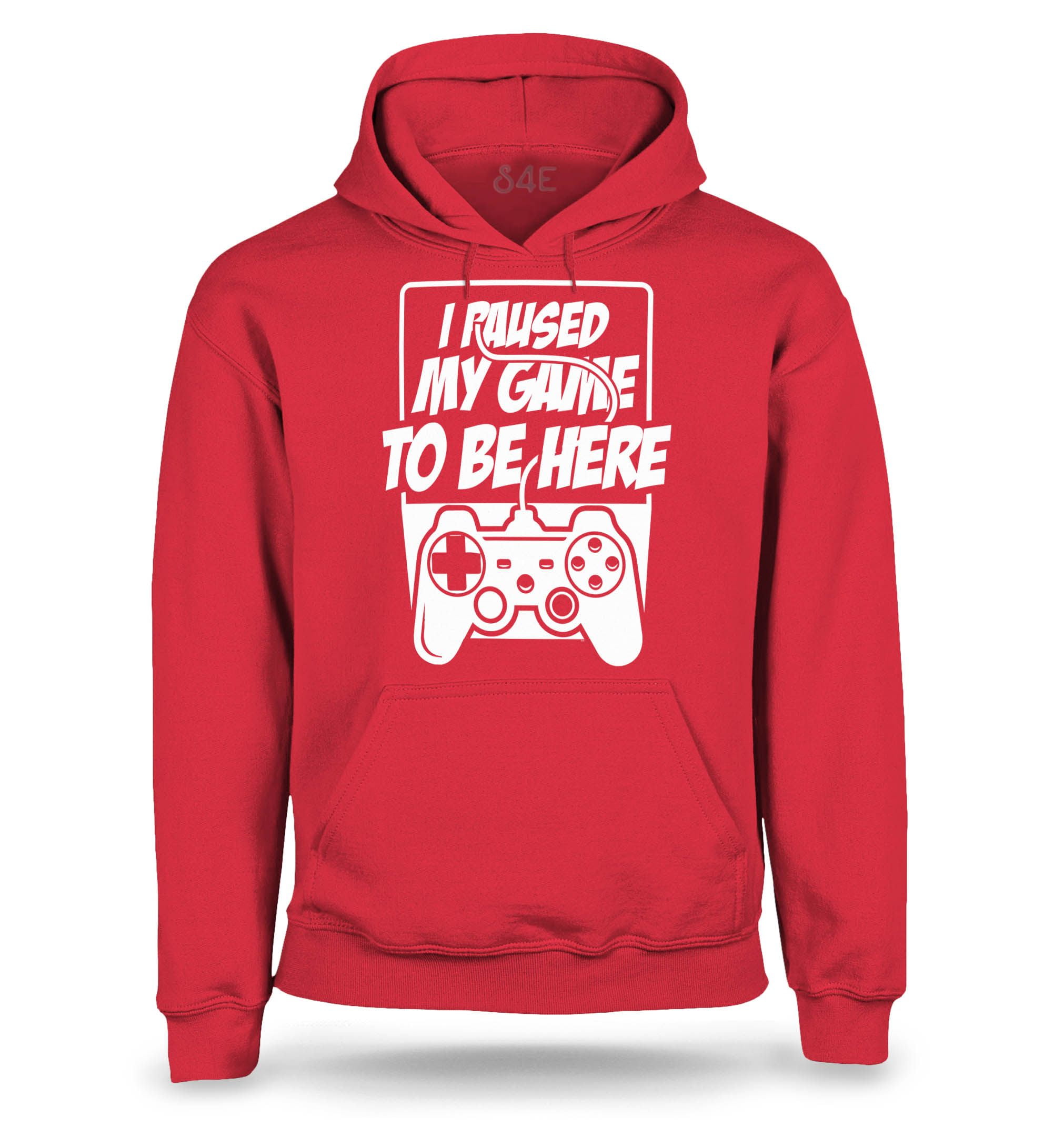 Personalised I Paused My Game To Be Here Hoodie Funny Slogan for Women & Men 