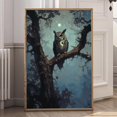 thumbnail image 3 of Hieng Forest Ghost Wall Art Vintage Moody Canvas Painting Funny Ghost on a Swing Poster Dark Academia Poster Ghost in Dark Forest Picture for Living Room Decor, 3 of 6