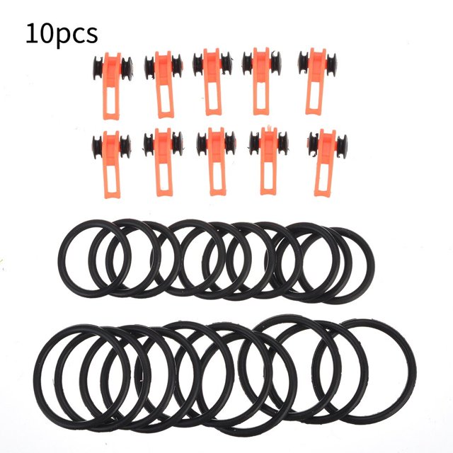 10 unids/bolsa de plástico para anzuelos de pesca, para caña de pescar, señuelos de pesca, cebo, soporte de seguridad, anzuelos para aparejos de pesca fáciles de carpa Tan Jianjun unisex