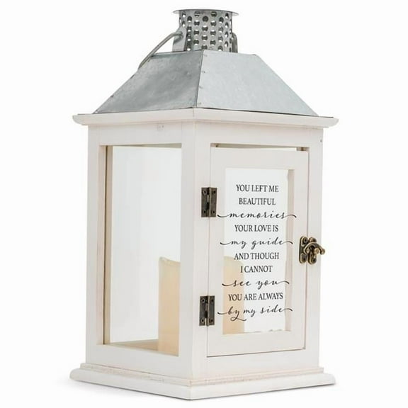 Cottage Garden LTN198W You Left Me Beautiful Memories Lantern