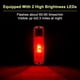 thumbnail image 4 of Luces de Advertencia Solares, Lámpara Estroboscópica Solar Brillante con Base Magnética, Luz de Seguridad LED Impermeable para Exteriores, Paquete de 4, Color Rojo, 4 of 6