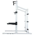 thumbnail image 2 of Canddidliike Power Rack Squat Stand, Home Gym Strength Training Power Cage Weight Rack with Pull Up Attachment - Silver, 2 of 9