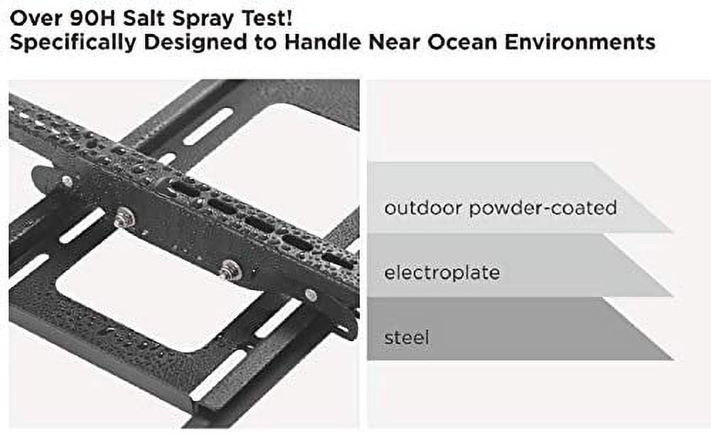 Mount Plus MP-LPA36-443W Outdoor Full Motion Swivel Weatherproof Tilt TV Wall Mount for Most 32?~60? TVs Perfect Solution for Outdoor TV (Max VESA 400x400)
