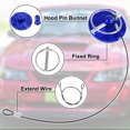 thumbnail image 3 of Unique Bargains 2 Set Red Universal Car Hood Pin Kit Hood Pin Lock Latch Catch Set Aluminum Alloy, 3 of 9