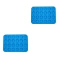 thumbnail image 4 of Bearachild Molde para hornear magdalenas con 24 ranuras, bandeja para moldes de silicona para pasteles y Chocolate, bandeja para hornear postres de cocina azul 2piezas Bearachild CBP134008, 4 of 5