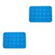 thumbnail image 1 of Bearachild Molde para hornear magdalenas con 24 ranuras, bandeja para moldes de silicona para pasteles y Chocolate, bandeja para hornear postres de cocina azul 2piezas Bearachild CBP134008, 1 of 5