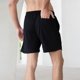 thumbnail image 5 of pstuiky Abreviatura para hombres, Pantalones cortos casuales de moda para hombre con cintura elástica texturizada y múltiples bolsillos con cordón ajustable Pantalones cortos de golf, 5 of 7