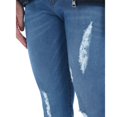 thumbnail image 3 of Jeans Pantalon De Mezclilla Slim Fit Rotos Para Hombre, 3 of 4