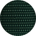 thumbnail image 1 of Ahgly Company Indoor Round Abstract Turquoise Blue Contemporary Area Rugs, 6' Round, 1 of 4