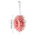 thumbnail image 3 of Esponja de esponja de esponja de buca de baño bicolor 80g gran de espuma para ducha | Red de baño de baño de malla exfoliante suave, cuerda de cinturón resistente y resistente de malla exfoliante, 3 of 6