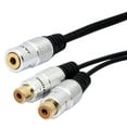 thumbnail image 4 of WINDLAND Gold Plated 3.5mm Female to 2RCA Female Cable Connector Wire Line Easy Connection Superior Sound Performances, 4 of 9