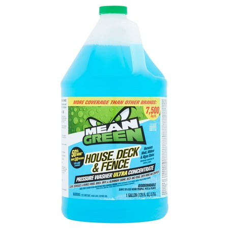 Mean Green House, Deck & Fence Pressure Washer Ultra Concentrate, 1 (Best Power Washer For Decks)