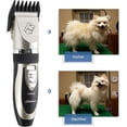 thumbnail image 3 of Professional Dog Cat Clipper Pet Clipper ,Ceramic Blades Rechargeable Wire with 4 Adaptable Combs, 3 of 5