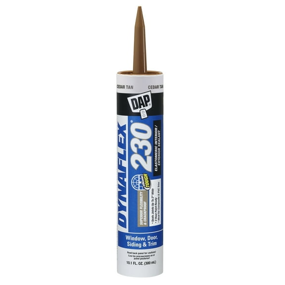 DAP Dynaflex 230 10.1 oz Cedar Tan Premium Window, Door and Trim Caulk