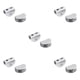 thumbnail image 1 of Injueey Office Hotel Glass Clamp Shelf Holder Door Panel Screw Aluminum Alloy Mounted Hardware Furniture Bracket Bedroom Type2 NO2, 1 of 6